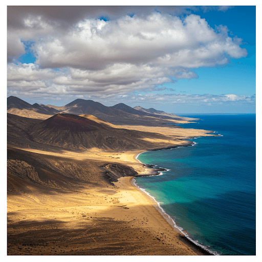 Fuerteventura: Saulės Bučinių ir Vėjo Glostoma Sala