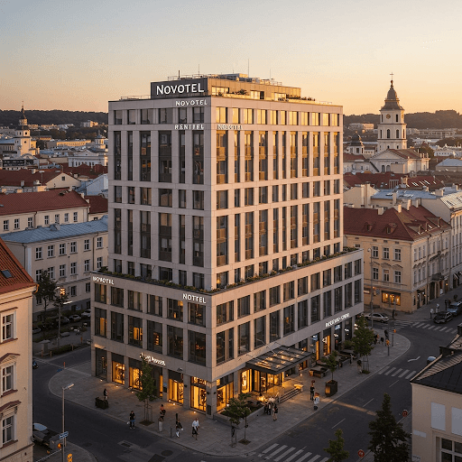 Novotel Vilnius Centre: Moderni Prabanga Pačioje Sostinės Širdyje ant Gedimino Prospekto