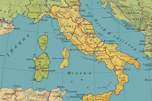 Italijos Žemėlapis: Daugiau Nei Geografija – Kelionė Per Istoriją, Kultūrą ir Gamtos Grožį