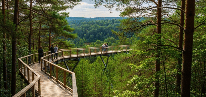 Lajų takas Anykščiuose: Kodėl Būtina Patirti Pasivaikščiojimą Debesų Lygyje?