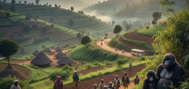 Ruanda: Tūkstančio kalvų žemės magija ir realybė
