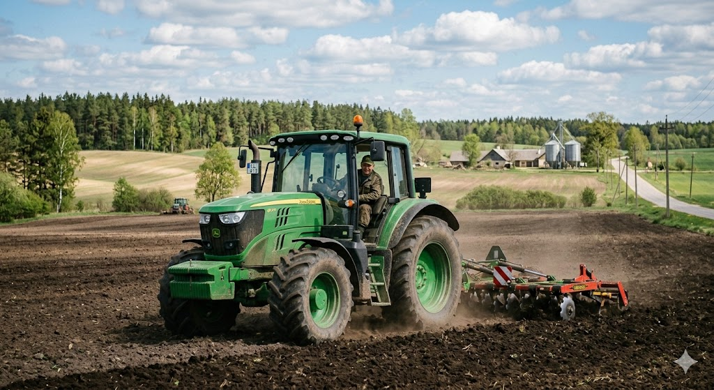 John Deere traktoriai: kodėl žaliasis milžinas išlieka Lietuvos ūkininkų pasirinkimu numeris vienas?