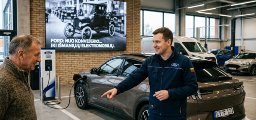 Ford: Nuo Revoliucinės Konvejerio Linijos iki Išmaniųjų Elektromobilių – Išsami Apžvalga Lietuvos Vairuotojui