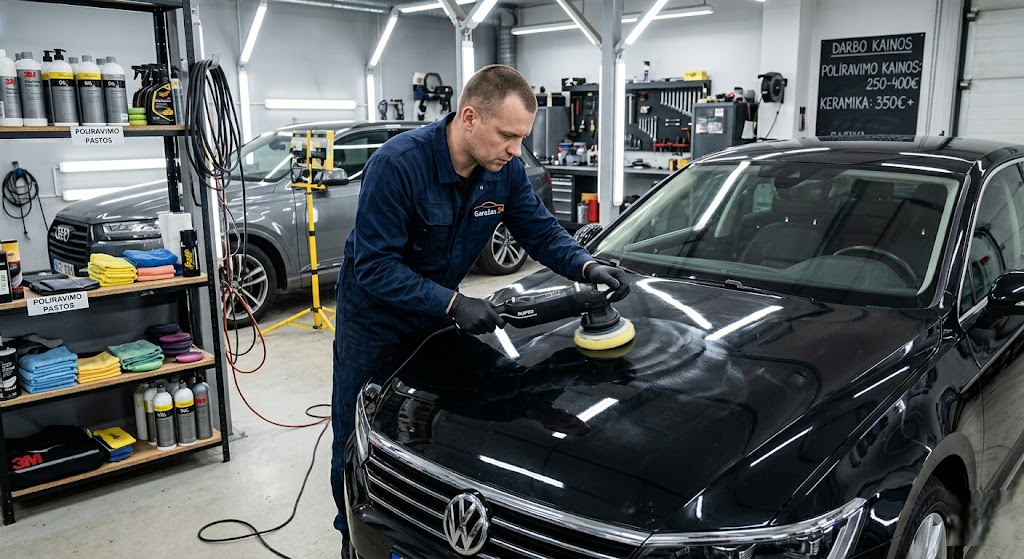 Automobilio poliravimas: reali kaina, kokybės kriterijai ir esminiai faktoriai