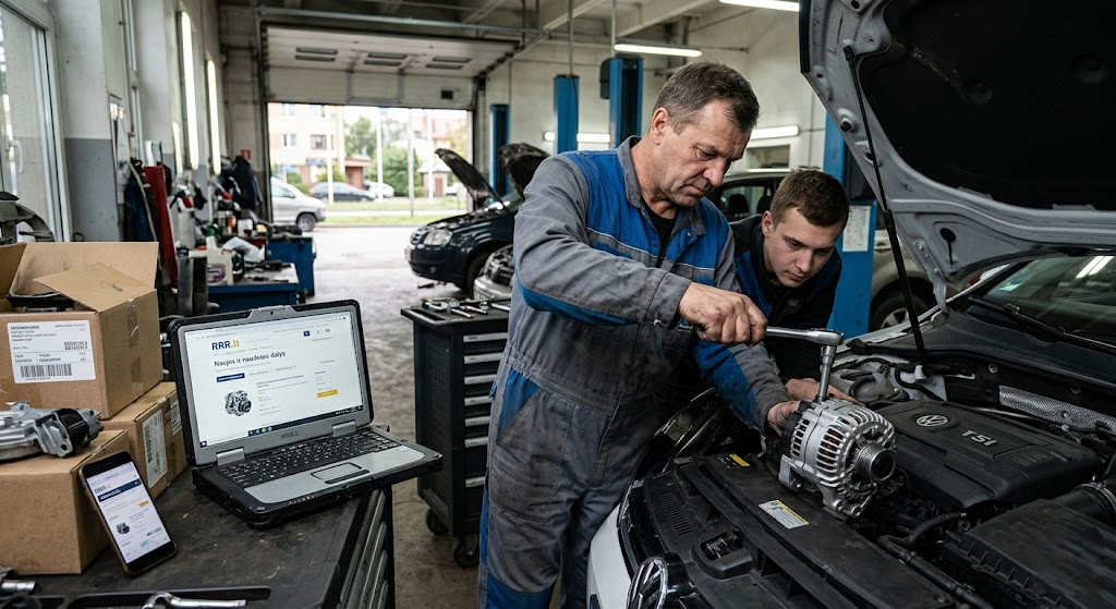 Kaip sumaniai remontuoti automobilį: RRR.lt platformos įtaka šiuolaikinei rinkai