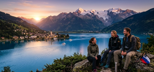 Zell am See: Alpių brangakmenis, kuriame ežero mėlis susitinka su amžinaisiais ledynais
