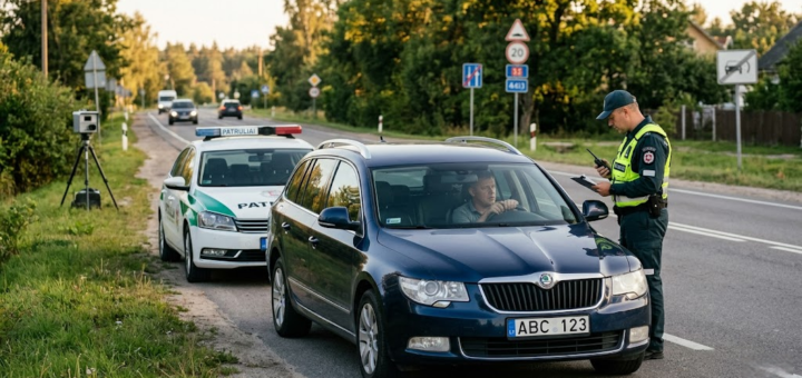 Greičio viršijimas ir baudos Lietuvoje: kas keičiasi vairuotojų kasdienybėje?