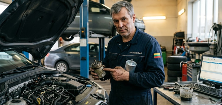 Automobilio kuro filtras: kodėl ši maža detalė saugo nuo tūkstantinių išlaidų?
