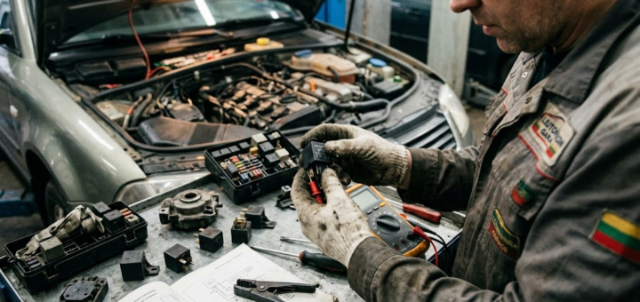 Automobilių rėlės: techniniai aspektai, gedimų požymiai ir praktiniai patarimai