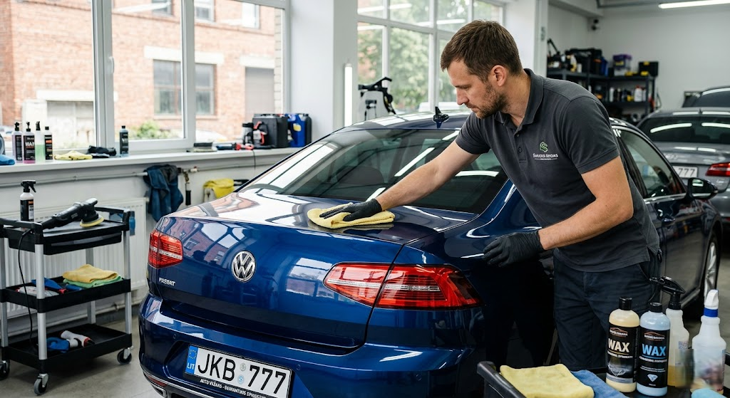 Automobilių vaškas: kaip suteikti kėbului deimantinį spindesį ir ilgalaikę apsaugą Automobilių vaškas: kaip suteikti kėbului deimantinį spindesį ir ilgalaikę apsaugą